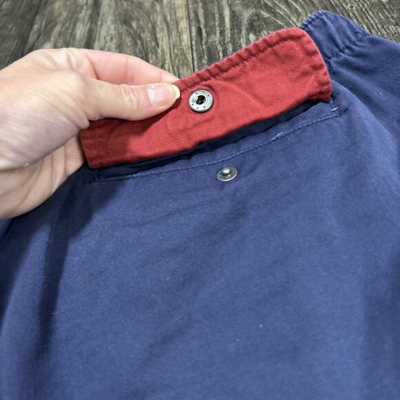 Vintage Polo Ralph Lauren Prep Shorts Mens L Blue Athletic 90’s Y2K Pull On - Picture 10 of 10